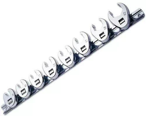 10pc crow foot spanner set - foot,