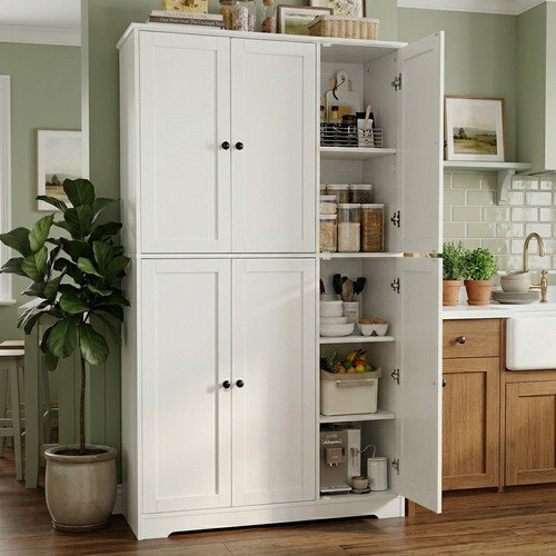 Tall kitchen pantry cupboard - kitchen,