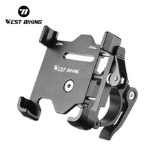 WEST BIKING Mobile Phone Support Aluminum E-Bike Scooter Phone Holder Mount