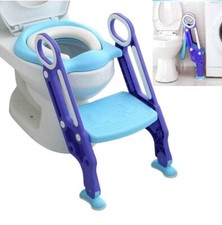 Kids Potty Training Toilet Seat with Step Stool Ladder for Baby Toddler Children