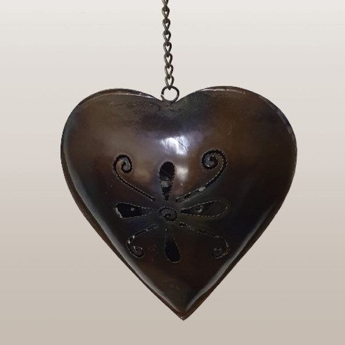 Handcrafted metal hanging - handcrafted,