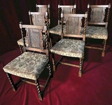 Set of 6 Antique Dining Chairs