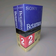 2 x Sony Betamax L-750BT New
