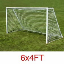 6*4FT White Football Goal Nets