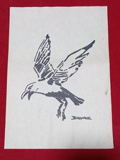 Banksy painting and drawing on