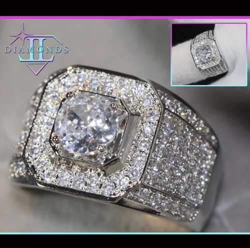 Simulated diamond ring - simulated, |