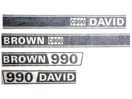 Decal set for david - for, brown