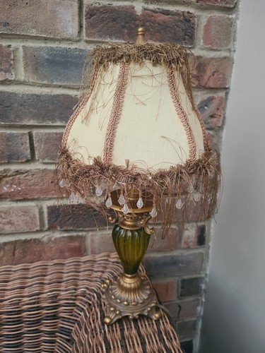 Vintage table lamp shabby - table,