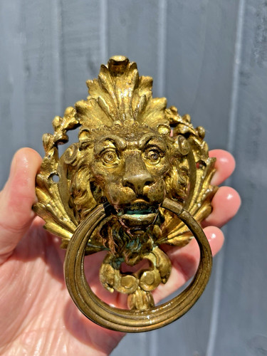Quality french antique lions - french,
