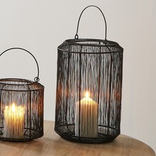 Outdoor metal lantern with - lantern,
