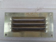 Vintage Brass Air Vent, 6" x