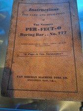 Van Norman 777 cylinder boring