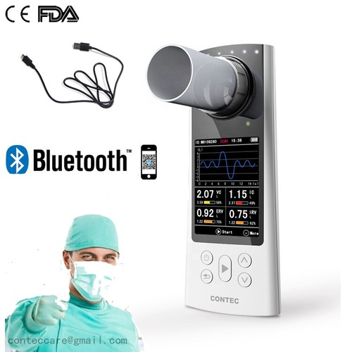 Color spirometer lung - color,