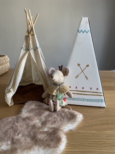 Maileg tipi with little - maileg, sister
