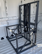 Fixed campervan seat frame to