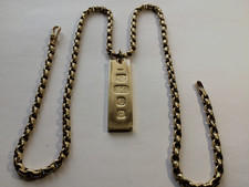 9CT YELLOW GOLD HEAVY 21. IN