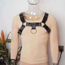 PU Leather Body Harness Chest