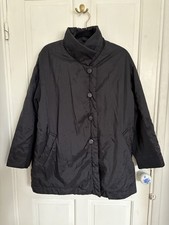 Yacco Maricard Asymmetrical Quilted Jacket Coat Streetwear Oversize Japan Black