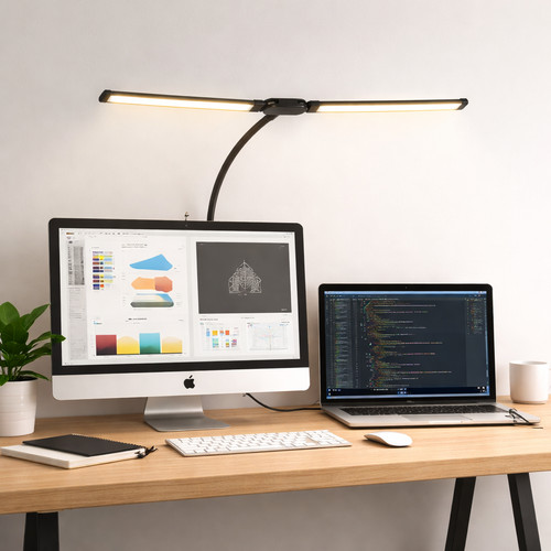 Led desk lamp clamp - led,