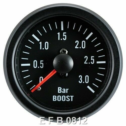 52mm black face bar turbo - 52mm, 3