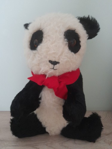 Vintage 1930s stuffed panda - ?,