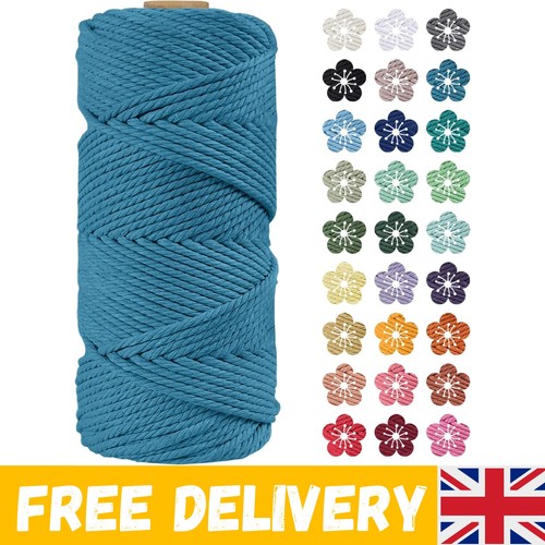 Macrame cord 4mm 100m thick - cord, 100m,
