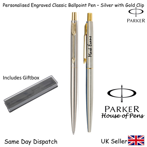 Personalised engraved parker - engraved,