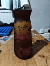 Emile Galle Glass Vase