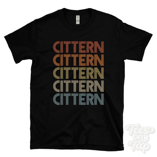 Cittern repeated retro - retro, style