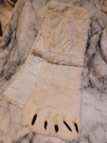 Vintage off white black long - white,