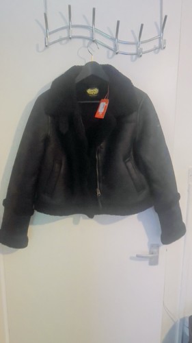 Superdry women black - women's, faux