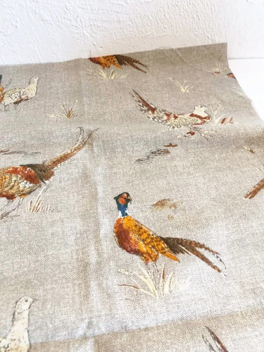Country pheasant linen - country,