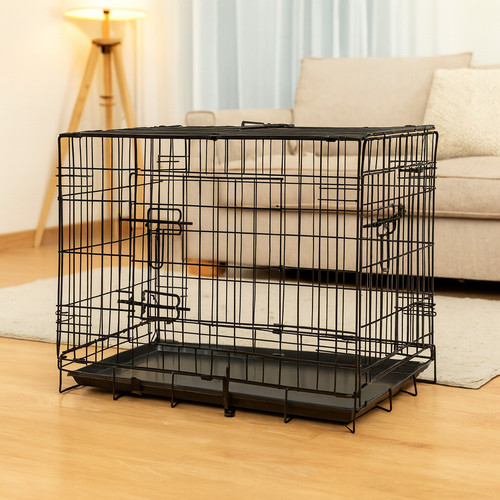 Pet cage metal puppy training - pet,