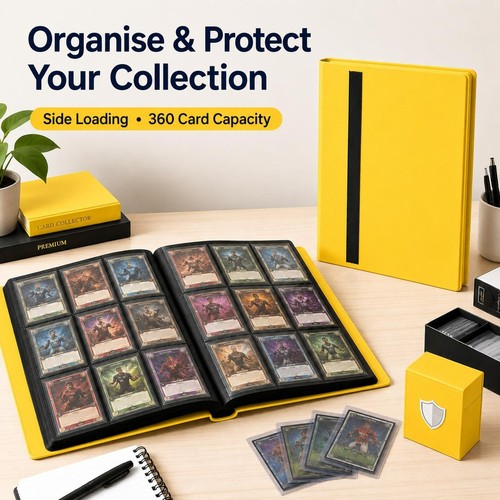 Pocket trading card binder - 9-pocket,