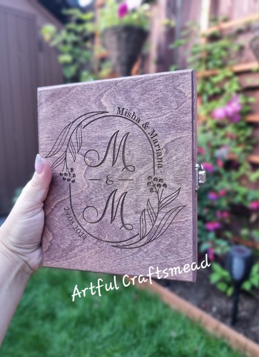 Personalised wooden wedding - wooden,