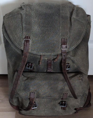Vintage swiss army backpack - army,