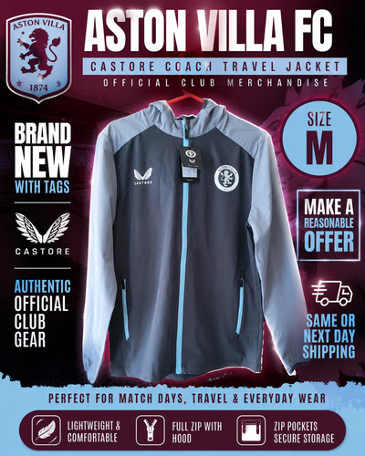 Aston villa castore hooded - aston,