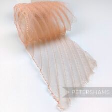 Diagonal Pleated Crinoline Strip (Crin, Horsehair Braid) for Millinery and Hats