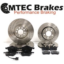 Audi TT 1.8T Quattro 225bhp 99-05  Front Rear MTEC Drilled Brake Discs & Pads