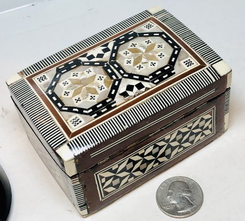 Handmade wood then painted box - handmade,