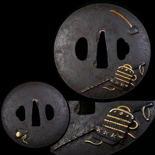 Tsuba armor horse - &, tack