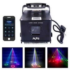 Outdoor IP65 iOS Android Phone APP 3W RGBW Animation Laser Show Projector Lights