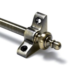 13 X Antique Brass Stair Rods