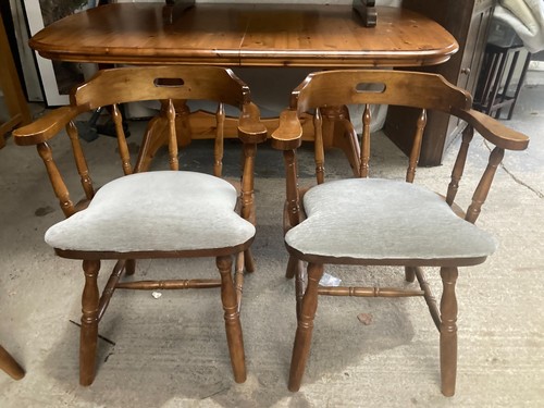 Curved carver dining chairs - curved,