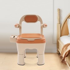 Toilet Chair for Elderly, Bedside Mobile Commodes, Commode Chairs for Seniors