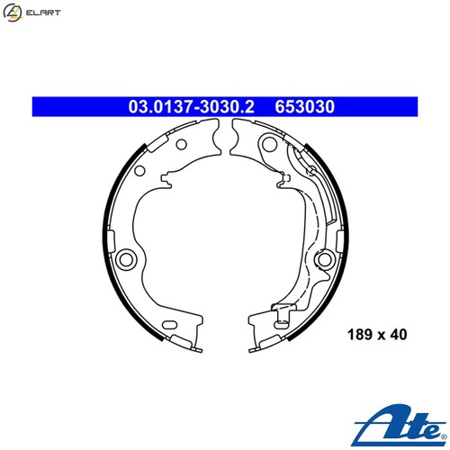 Brake shoe set parking - brake,