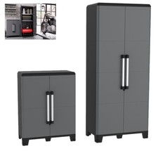 Heavy Duty Pro Workshop Garage Garden Utility Room Cupboard Cabinet Storage Unit