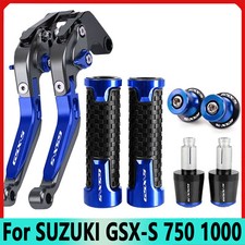 For SUZUKI GSX-S 750 1000 Brake Clutch Levers Handle Grips Slider Stand Screws