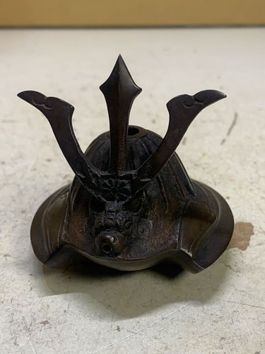Antique japanese bronze kabuto - antique,
