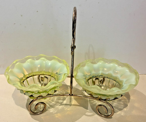 Antique opalescent vaseline - 2,